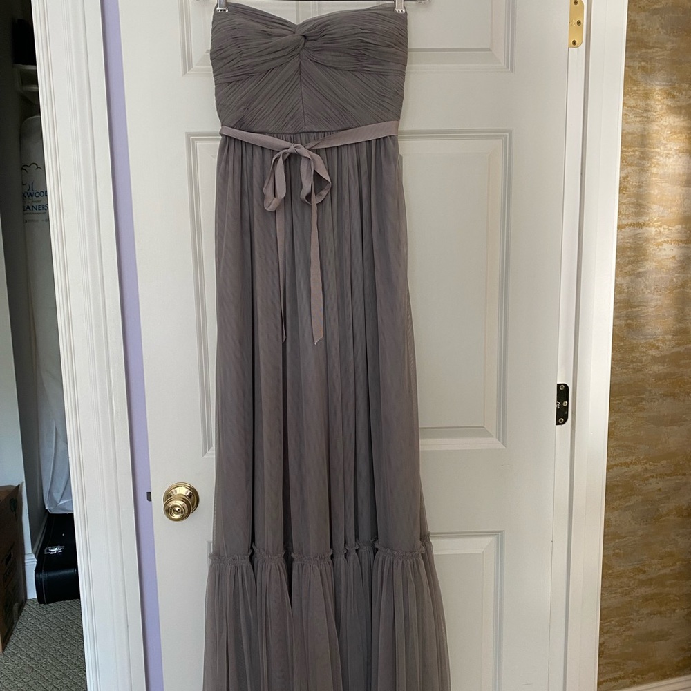 BHLDN Va Et Vien Niceties Tulle Strapless Dress